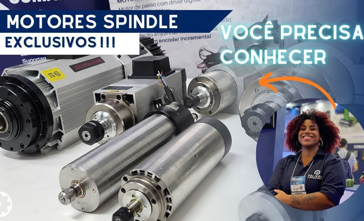 Conheça a variedade de Motores Spindle POLICOMP!