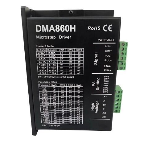 DRIVER DIGITAL PARA MOTOR DE PASSO 7.2A - 18-80VAC