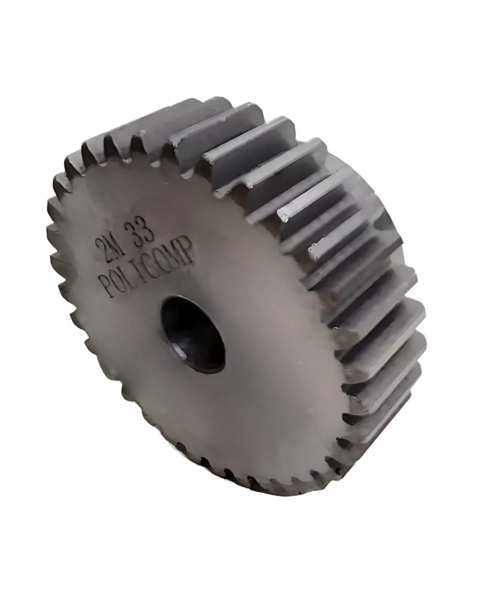 ENGRENAGEM DENTES RETOS MÓDULO 2 Z33