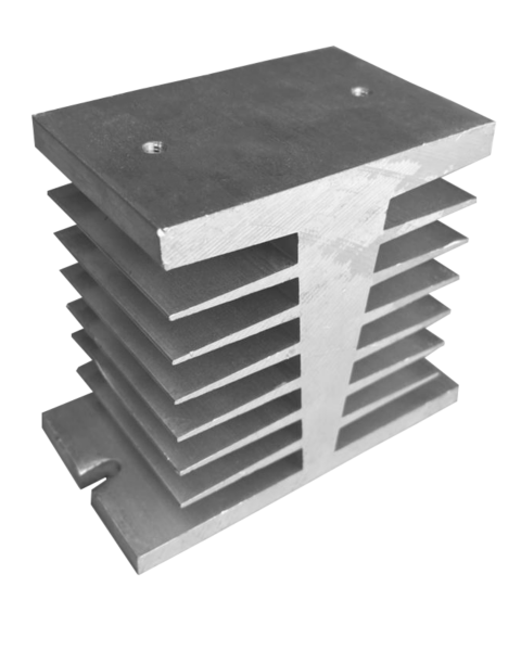 DISSIPADOR DE CALOR RELÉ ESTADO SÓLIDO 100A