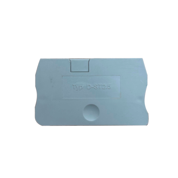 TAMPA PARA BORNE SACK 2.5MM COM MOLA (CINZA)