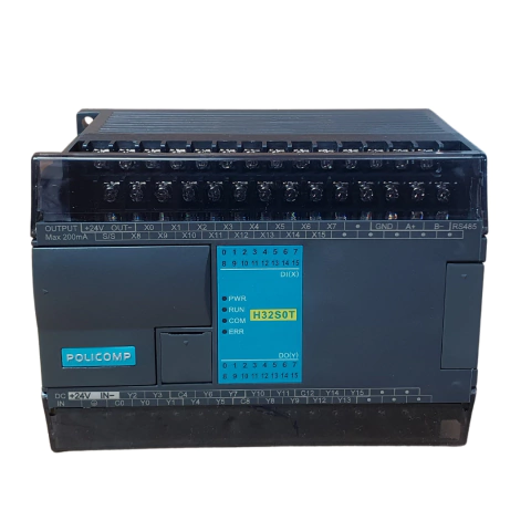 H32S0T - CLP 24VDC; 16 ENTRADAS; 16 SAÍDAS TRANSISTOR; 6 SAÍDAS DE 200KHZ