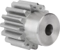 ENGRENAGEM DENTES RETOS, MÓDULO 1.5 Z24