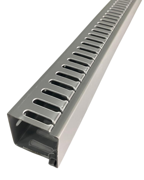 CANALETA PVC ABERTA DE 50MM X 50MM X 2000MM