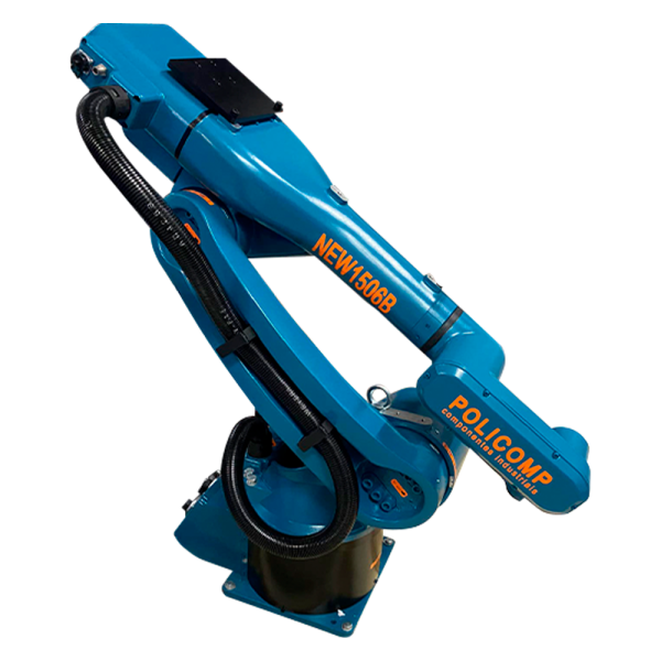 BRAÇO ROBÓTICO INDUSTRIAL NEW1506B 6 EIXOS – ALCANCE DE 1500MM, 380VAC