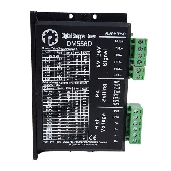 DRIVER PARA MOTOR DE PASSO 5.6A