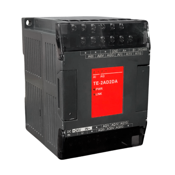TE-2AD2DA - EXPANSÃO ANALÓGICA MISTA - 2 ENTRADAS E 2 SAÍDAS (0-10V / 4-20MA)