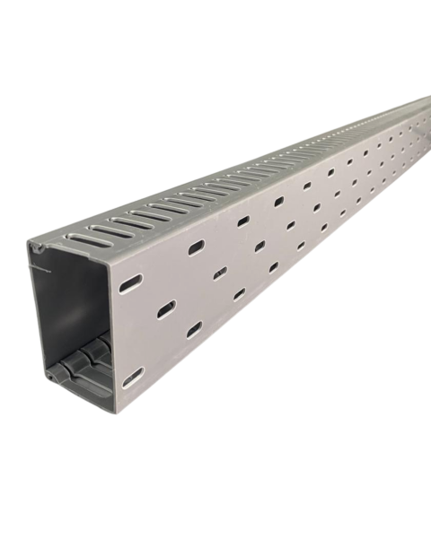 CANALETA PVC ABERTA DE 80MM X 50MM X 2000MM