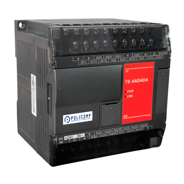 TE-4AD4DA - EXPANSÃO ANALÓGICA MISTA - 4 ENTRADAS E 4 SAÍDAS (0-10V / 4-20mA)