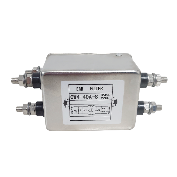 FILTRO EMI, SUPRESSOR DE RUÍDO, 40A, 115/250V