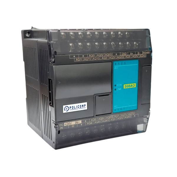 S08AO - EXPANSÃO ANALÓGICA - 8 SAÍDAS (0-10V / 4-20mA)