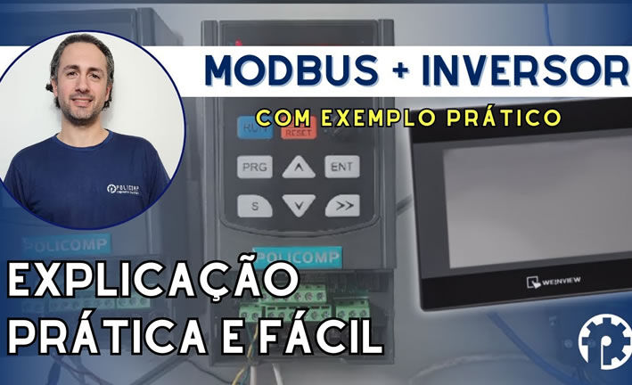 Comunicação MODBUS entre IHM Weinview e Inversor de Frequência Policomp
