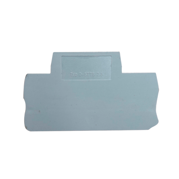 TAMPA PARA BORNE SACK DUPLO DE 2.5MM COM MOLA (CINZA)