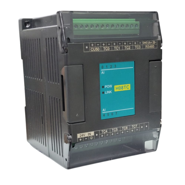 H08TC - EXPANSÃO ANALÓGICA - 8 ENTRADAS SENSOR DE TEMPERATURA TERMOPAR