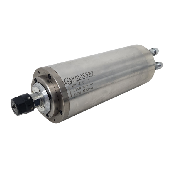 MOTOR SPINDLE 2.2KW (3CV), REFRIGERADO À ÁGUA, PINÇA ER16