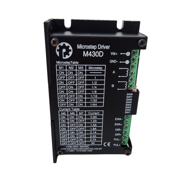 DRIVER MOTOR DE PASSO 3A