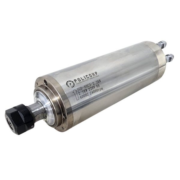 MOTOR SPINDLE 2.2KW (3CV), REFRIGERADO À ÁGUA, PINÇA ER20