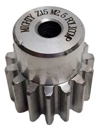 ENGRENAGEM DENTES RETOS, MÓDULO 2.5 Z15