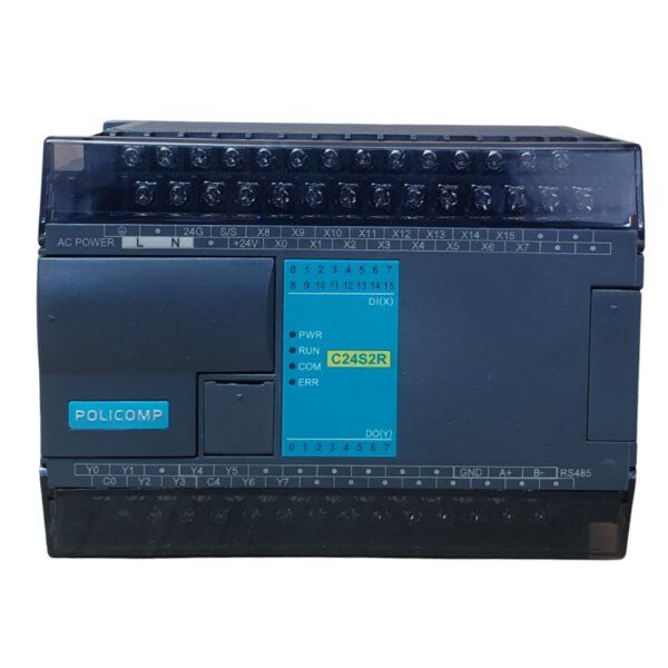 C24S2R - CLP 220VAC; 16 ENTRADAS; 8 SAÍDAS RELÉ